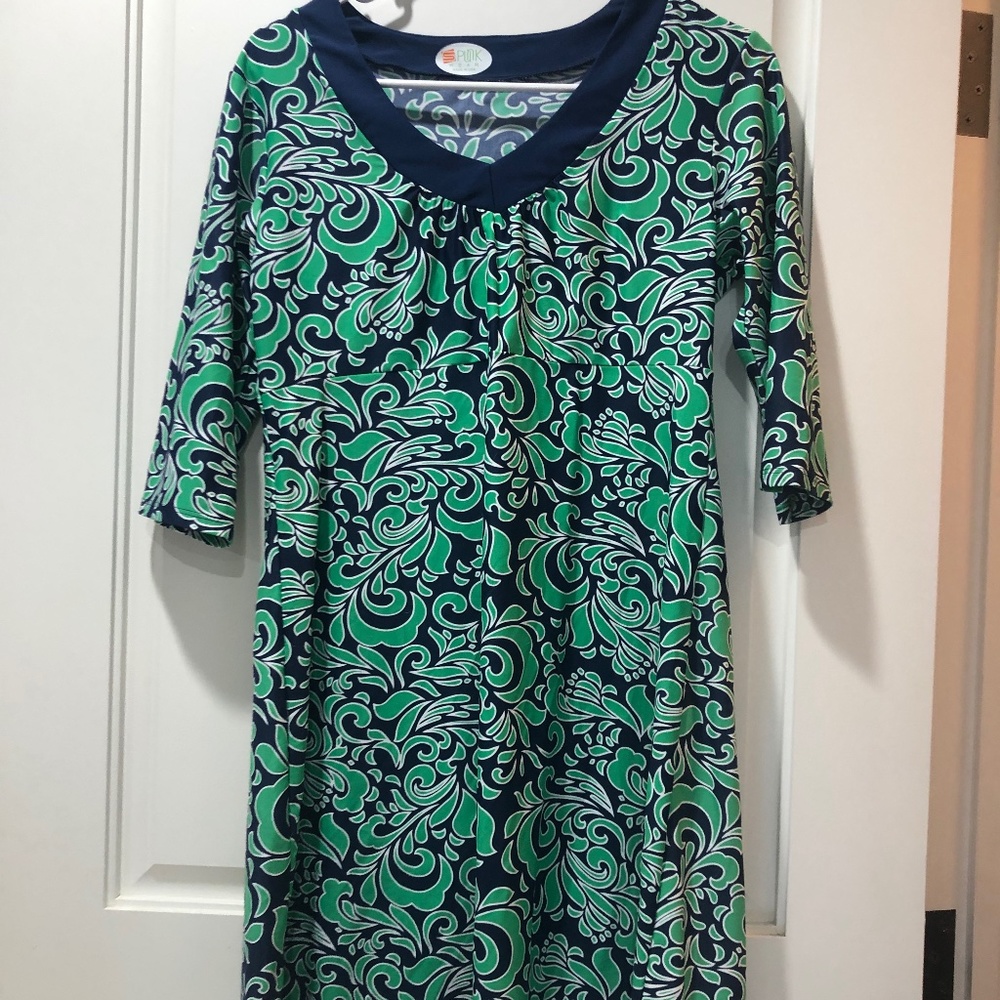 Spunkwear Sporty Chic Floral Dress